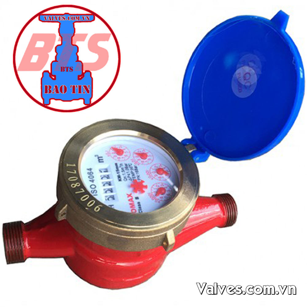 đồng hồ nước nóng komax