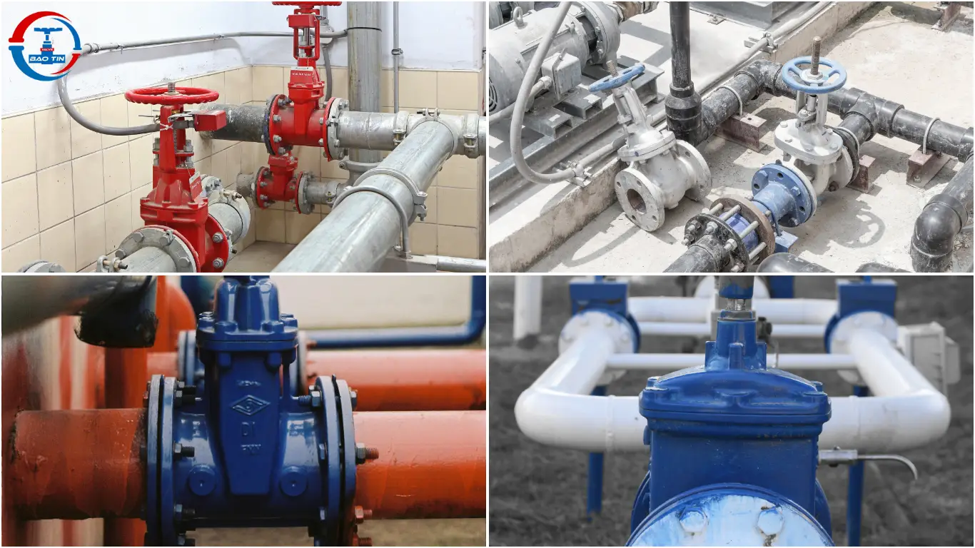 Ứng dụng thực tế của van cổng