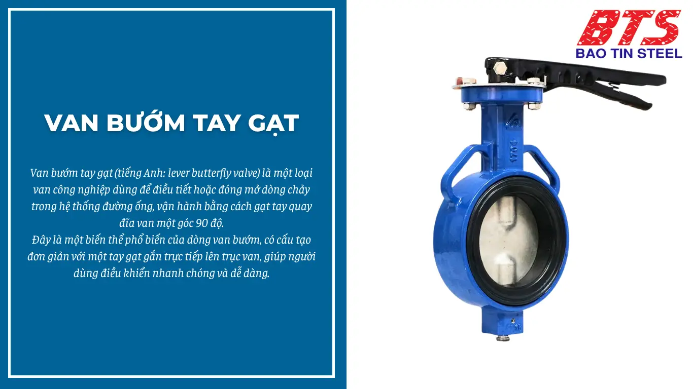 Định nghĩa van bướm tay gạt