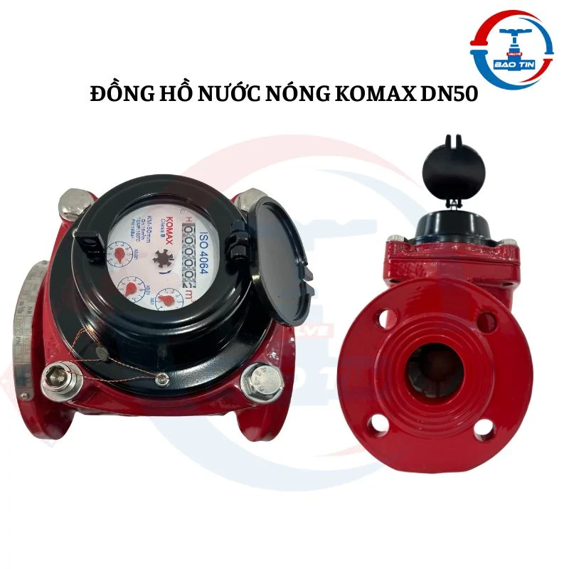 Đồng hồ nước nóng Komax