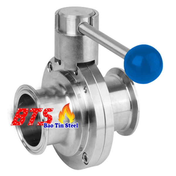 Van bướm inox chính hãng vi sinh