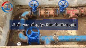 Lỗi thương thấy ở van cổng ty chìm