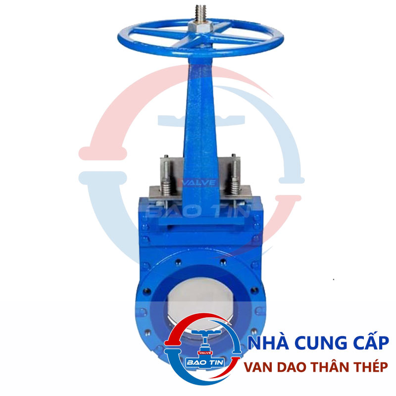 Van dao thân thép WCB cánh inox