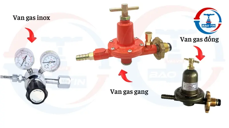 Các loại van gas công nghiệp