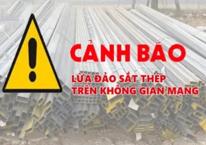 Cảnh báo lừa đảo mua sắt thép giá rẻ trên mạng