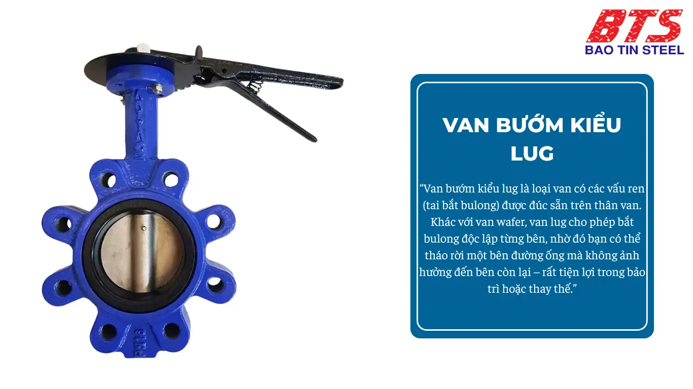 Van bướm kiểu Lug