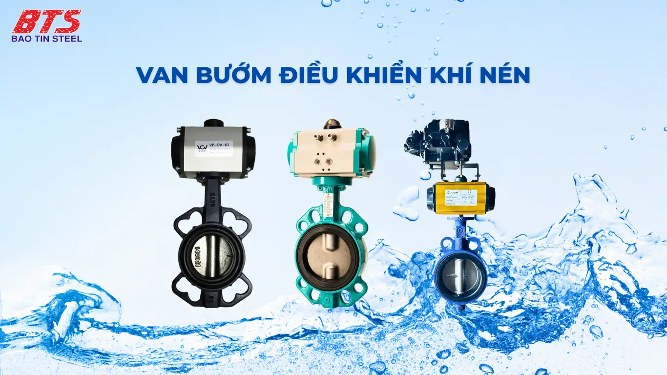 Van bướm điều khiển khí nén