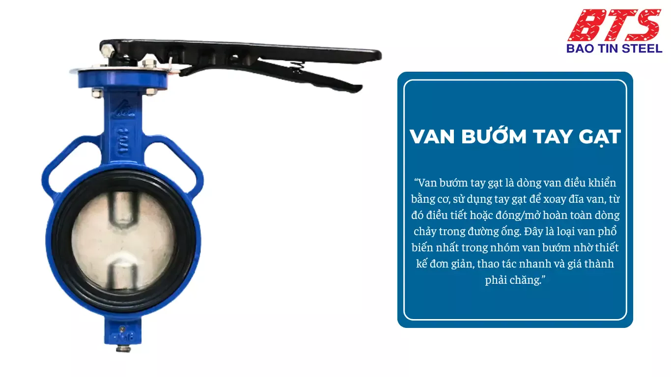 Van bướm tay gạt