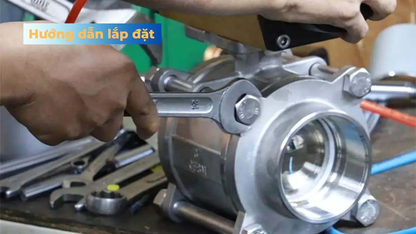 Hướng dẫn lắp đặt van bi điều khiển điện