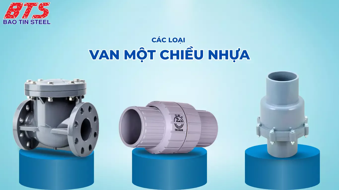 Các loại van một chiều nhựa